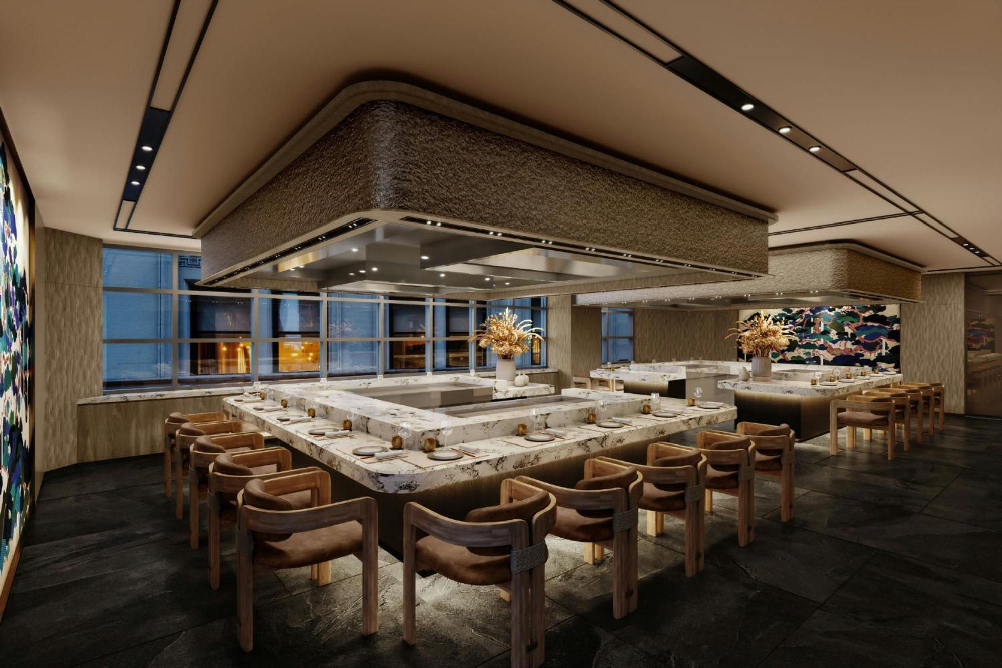 Отель Jw Marriott Окленд Экстерьер фото Rendering of the restaurant